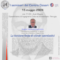 locandina seminario del Centro Cesari - 15 maggio 2024