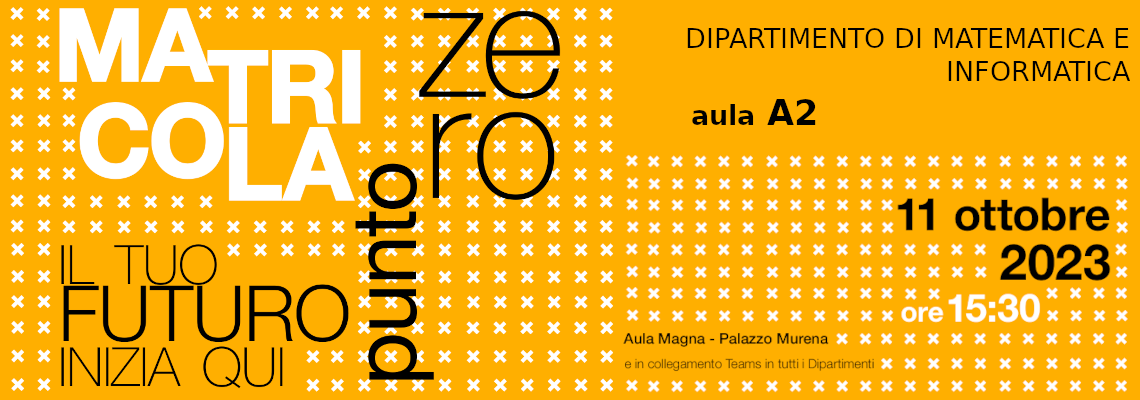 Matricola punro zero 2023