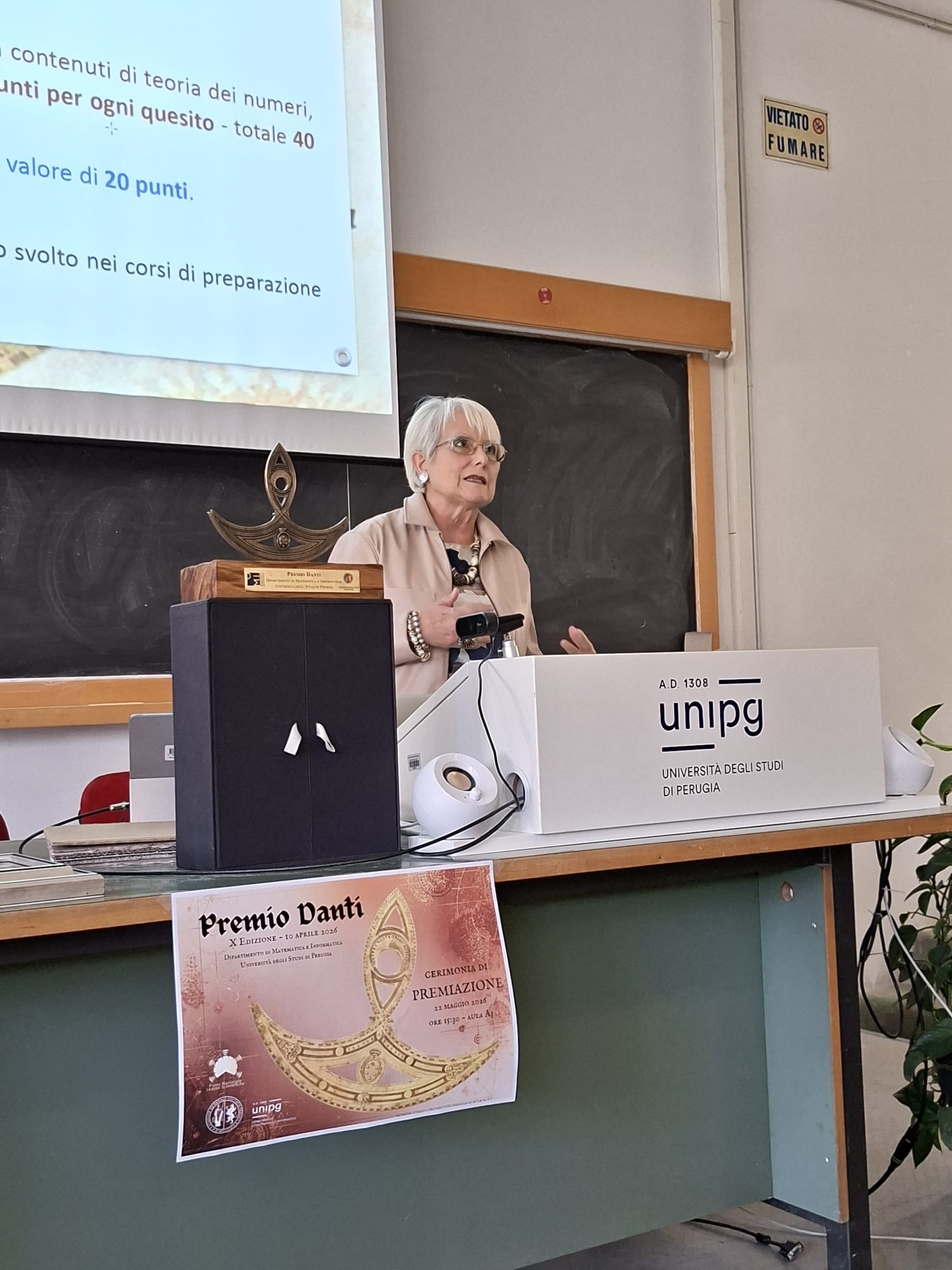 i numeri del premio
