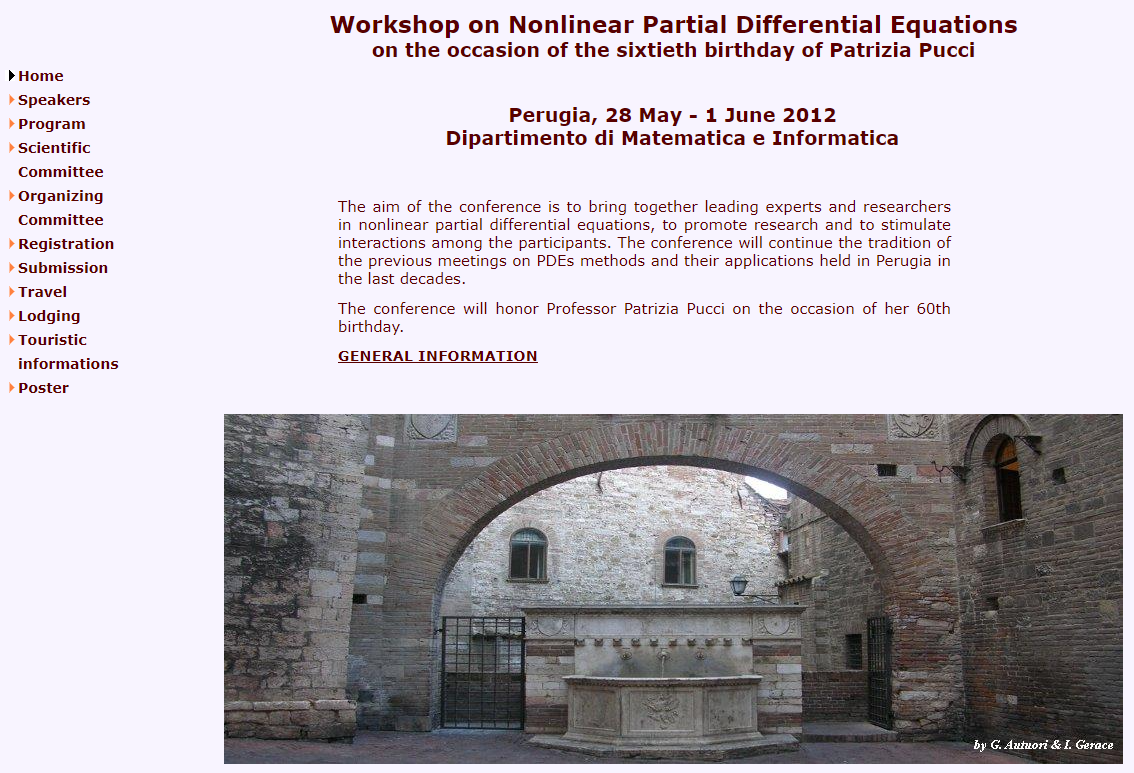 Pucci2012 Workshop on Partial Differential Equations wwwdmiunipgit